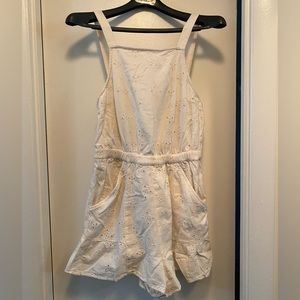 Never worn off white romper